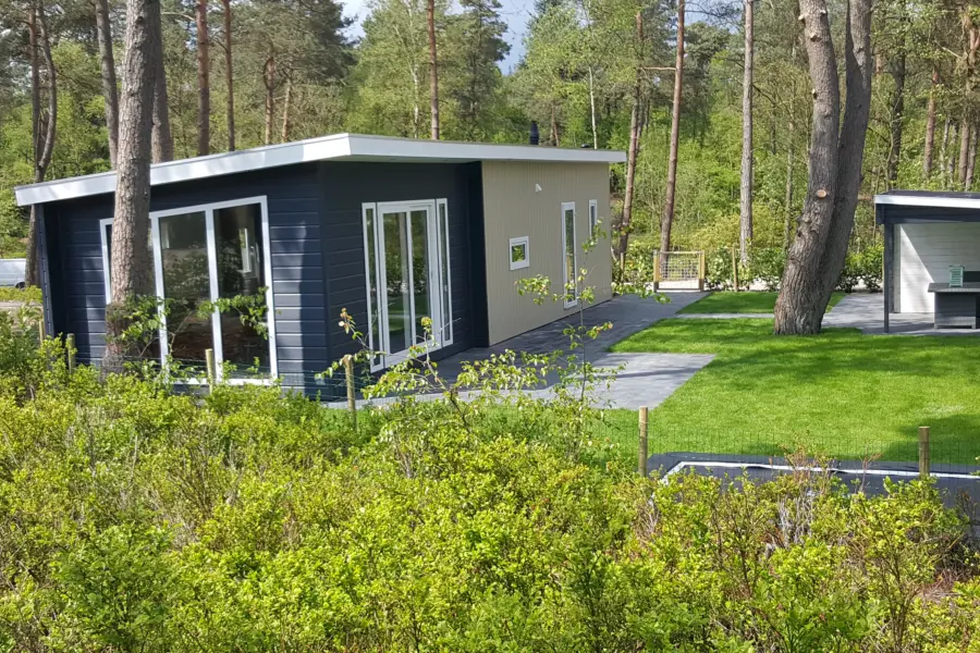 Bos Bungalow 13 tuin